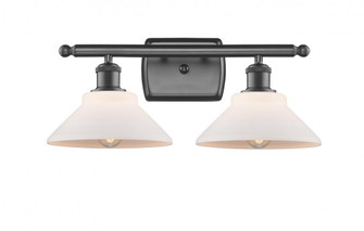 Orwell - 2 Light - 18 inch - Oil Rubbed Bronze - Bath Vanity Light (3442|516-2W-OB-G131-LED)
