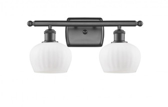 Fenton - 2 Light - 17 inch - Oil Rubbed Bronze - Bath Vanity Light (3442|516-2W-OB-G91-LED)