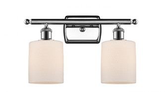 Cobbleskill - 2 Light - 15 inch - Polished Chrome - Bath Vanity Light (3442|516-2W-PC-G111-LED)