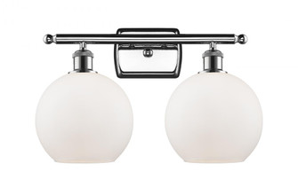 Athens - 2 Light - 18 inch - Polished Chrome - Bath Vanity Light (3442|516-2W-PC-G121)