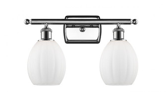 Eaton - 2 Light - 16 inch - Polished Chrome - Bath Vanity Light (3442|516-2W-PC-G81-LED)