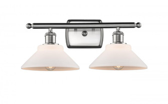 Orwell - 2 Light - 18 inch - Brushed Satin Nickel - Bath Vanity Light (3442|516-2W-SN-G131-LED)