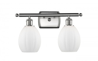 Eaton - 2 Light - 16 inch - Brushed Satin Nickel - Bath Vanity Light (3442|516-2W-SN-G81)