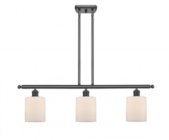 Cobbleskill - 3 Light - 36 inch - Matte Black - Stem hung - Island Light (3442|516-3I-BK-G111)