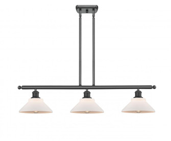 Orwell - 3 Light - 36 inch - Matte Black - Stem hung - Island Light (3442|516-3I-BK-G131)