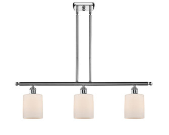 Cobbleskill - 3 Light - 36 inch - Polished Chrome - Stem hung - Island Light (3442|516-3I-PC-G111-LED)