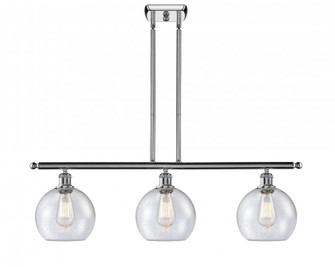 Athens - 3 Light - 36 inch - Polished Chrome - Stem hung - Island Light (3442|516-3I-PC-G124-LED)
