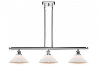 Orwell - 3 Light - 36 inch - Polished Chrome - Stem hung - Island Light (3442|516-3I-PC-G131-LED)