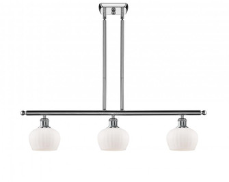Fenton - 3 Light - 36 inch - Polished Chrome - Stem hung - Island Light (3442|516-3I-PC-G91-LED)