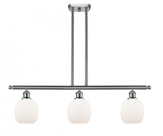 Belfast - 3 Light - 36 inch - Brushed Satin Nickel - Stem hung - Island Light (3442|516-3I-SN-G101-LED)
