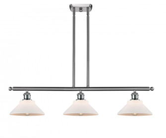 Orwell - 3 Light - 36 inch - Brushed Satin Nickel - Stem hung - Island Light (3442|516-3I-SN-G131)