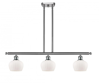 Fenton - 3 Light - 36 inch - Brushed Satin Nickel - Stem hung - Island Light (3442|516-3I-SN-G91-LED)