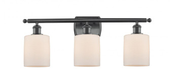 Cobbleskill - 3 Light - 25 inch - Matte Black - Bath Vanity Light (3442|516-3W-BK-G111-LED)