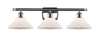 Orwell - 3 Light - 28 inch - Polished Chrome - Bath Vanity Light (3442|516-3W-PC-G131-LED)