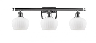 Fenton - 3 Light - 27 inch - Polished Chrome - Bath Vanity Light (3442|516-3W-PC-G91-LED)