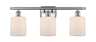 Cobbleskill - 3 Light - 25 inch - Brushed Satin Nickel - Bath Vanity Light (3442|516-3W-SN-G111-LED)