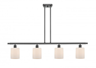 Cobbleskill - 4 Light - 48 inch - Matte Black - Stem hung - Island Light (3442|516-4I-BK-G111-LED)