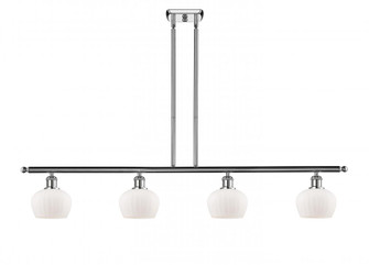 Fenton - 4 Light - 48 inch - Polished Chrome - Stem hung - Island Light (3442|516-4I-PC-G91-LED)