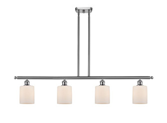 Cobbleskill - 4 Light - 48 inch - Brushed Satin Nickel - Stem hung - Island Light (3442|516-4I-SN-G111-LED)