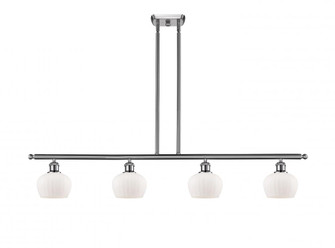 Fenton - 4 Light - 48 inch - Brushed Satin Nickel - Stem hung - Island Light (3442|516-4I-SN-G91-LED)
