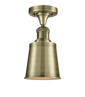 Addison - 1 Light - 5 inch - Antique Brass - Semi-Flush Mount (3442|517-1CH-AB-M9-AB-LED)