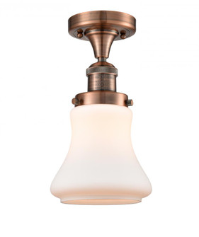 Bellmont - 1 Light - 6 inch - Antique Copper - Semi-Flush Mount (3442|517-1CH-AC-G191-LED)