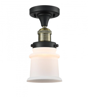 Canton - 1 Light - 6 inch - Black Antique Brass - Semi-Flush Mount (3442|517-1CH-BAB-G181S-LED)