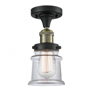 Canton - 1 Light - 6 inch - Black Antique Brass - Semi-Flush Mount (3442|517-1CH-BAB-G182S-LED)