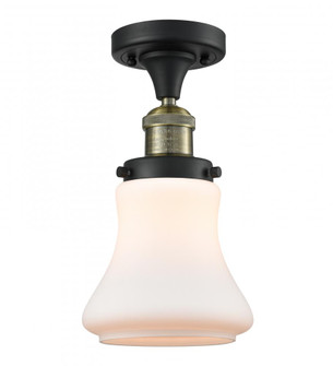 Bellmont - 1 Light - 6 inch - Black Antique Brass - Semi-Flush Mount (3442|517-1CH-BAB-G191-LED)