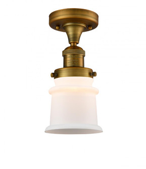 Canton - 1 Light - 6 inch - Brushed Brass - Semi-Flush Mount (3442|517-1CH-BB-G181S-LED)