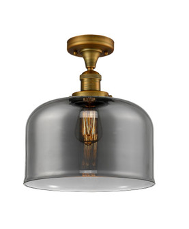 Bell - 1 Light - 12 inch - Brushed Brass - Semi-Flush Mount (3442|517-1CH-BB-G73-L)