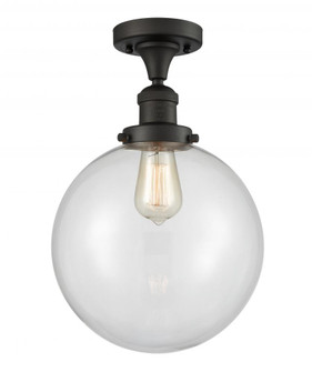 Beacon - 1 Light - 10 inch - Oil Rubbed Bronze - Semi-Flush Mount (3442|517-1CH-OB-G202-10-LED)