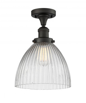 Seneca Falls - 1 Light - 10 inch - Oil Rubbed Bronze - Semi-Flush Mount (3442|517-1CH-OB-G222-LED)