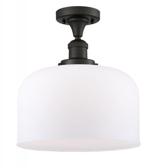 Bell - 1 Light - 12 inch - Oil Rubbed Bronze - Semi-Flush Mount (3442|517-1CH-OB-G71-L)
