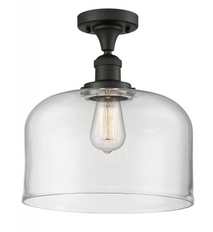 Bell - 1 Light - 12 inch - Oil Rubbed Bronze - Semi-Flush Mount (3442|517-1CH-OB-G72-L)