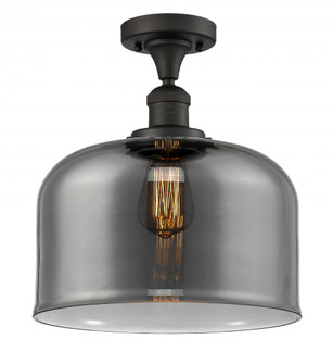 Bell - 1 Light - 12 inch - Oil Rubbed Bronze - Semi-Flush Mount (3442|517-1CH-OB-G73-L-LED)