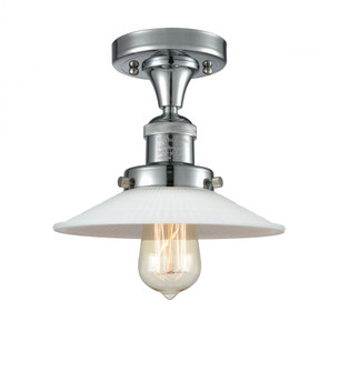 Halophane - 1 Light - 9 inch - Polished Chrome - Semi-Flush Mount (3442|517-1CH-PC-G1)