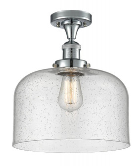 Bell - 1 Light - 12 inch - Polished Chrome - Semi-Flush Mount (3442|517-1CH-PC-G74-L)
