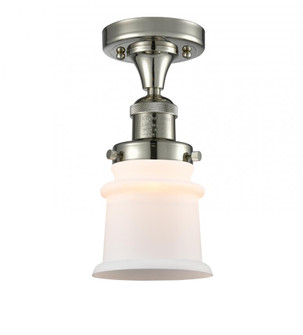 Canton - 1 Light - 6 inch - Polished Nickel - Semi-Flush Mount (3442|517-1CH-PN-G181S-LED)