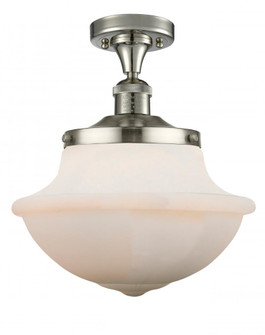 Oxford - 1 Light - 12 inch - Polished Nickel - Semi-Flush Mount (3442|517-1CH-PN-G541-LED)