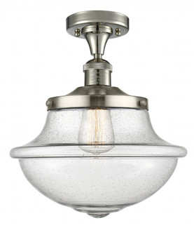Oxford - 1 Light - 12 inch - Polished Nickel - Semi-Flush Mount (3442|517-1CH-PN-G544-LED)