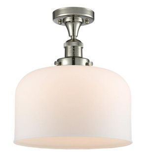 Bell - 1 Light - 12 inch - Polished Nickel - Semi-Flush Mount (3442|517-1CH-PN-G71-L)