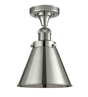 Appalachian - 1 Light - 8 inch - Polished Nickel - Semi-Flush Mount (3442|517-1CH-PN-M13-PN)