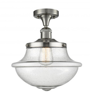 Oxford - 1 Light - 12 inch - Brushed Satin Nickel - Semi-Flush Mount (3442|517-1CH-SN-G544)