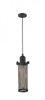 Quincy Hall - 1 Light - 5 inch - Oil Rubbed Bronze - Cord hung - Mini Pendant (3442|900-1P-OB-CE216-OB)