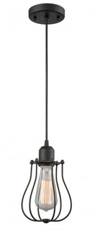 Muselet - 1 Light - 6 inch - Oil Rubbed Bronze - Cord hung - Mini Pendant (3442|900-1P-OB-CE513-OB)