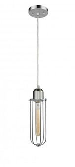 Muselet - 1 Light - 5 inch - Polished Chrome - Cord hung - Mini Pendant (3442|900-1P-PC-CE225-PC)