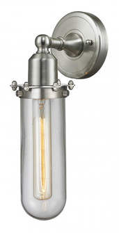 Centri - 1 Light - 5 inch - Brushed Satin Nickel - Sconce (3442|900-1W-SN-CE228-SN-CL)