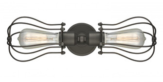 Muselet - 2 Light - 19 inch - Oil Rubbed Bronze - Bath Vanity Light (3442|900-2W-OB-CE513-OB)