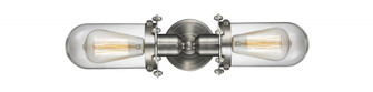 Centri - 2 Light - 22 inch - Brushed Satin Nickel - Bath Vanity Light (3442|900-2W-SN-CE231-SN-CL)